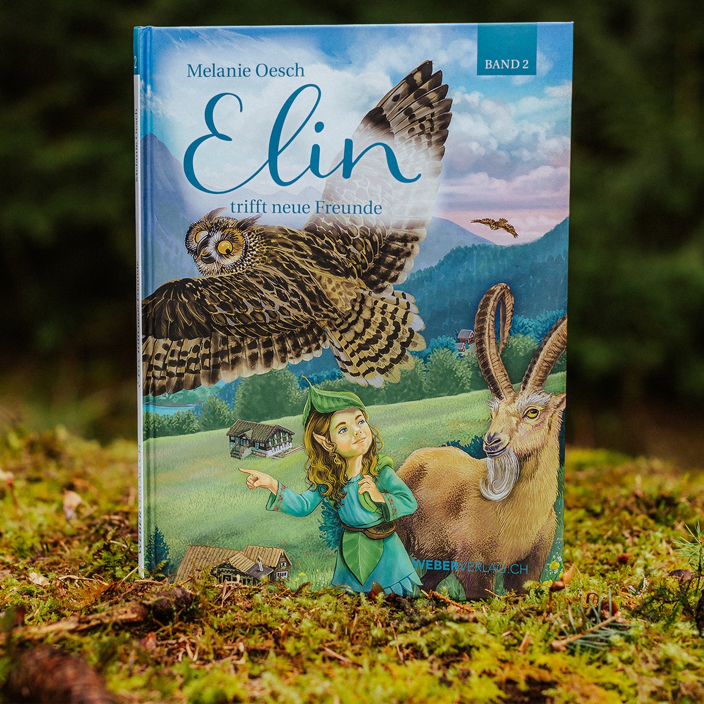 Holzfiguren-Set ELIN mit Buch nach Wahl (Limited Edition)