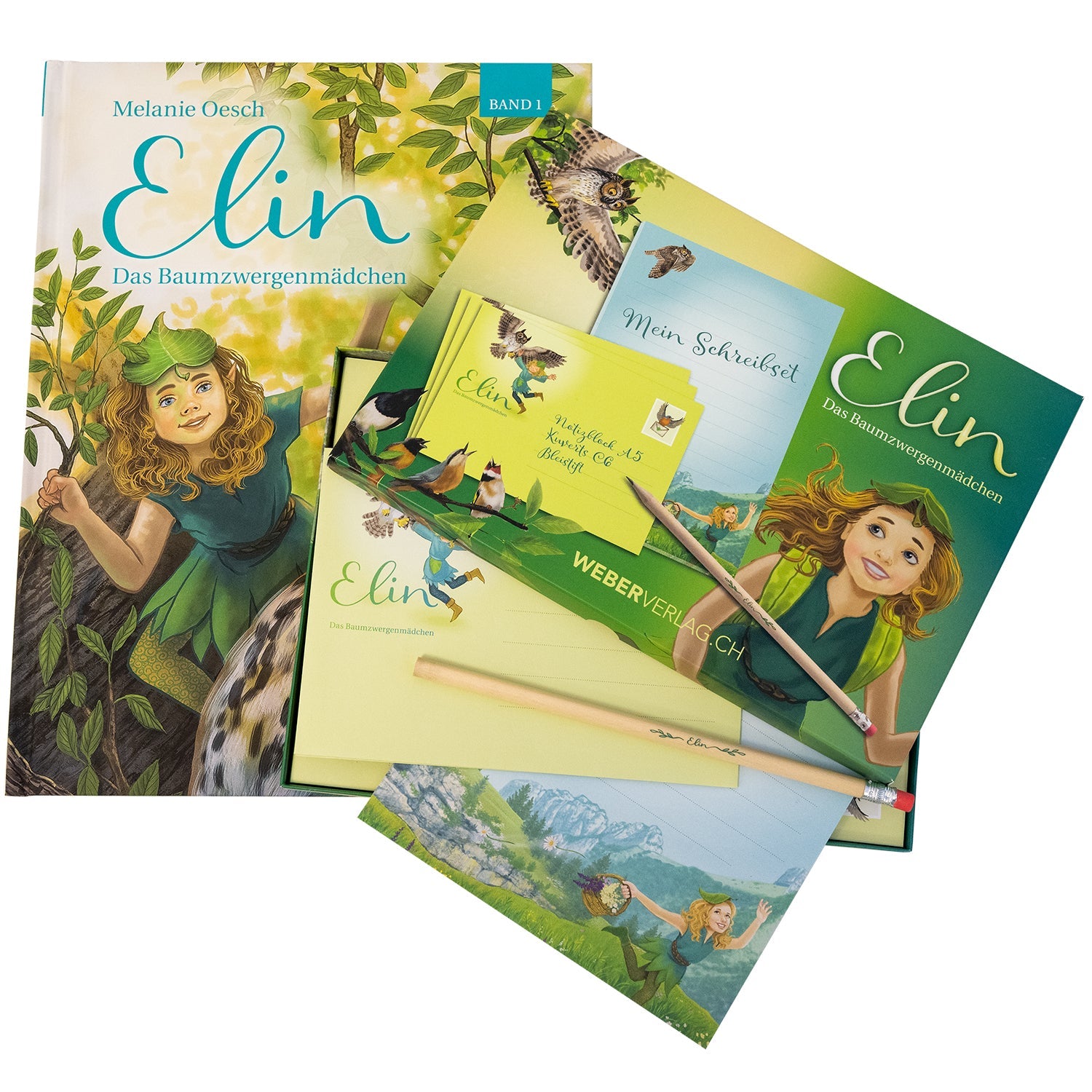 Eline la petite Elfe des arbres (Volume 1) inclus la papeterie Elin ...