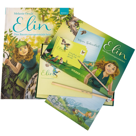 Eline la petite Elfe des arbres (Volume 1) inclus la papeterie Elin